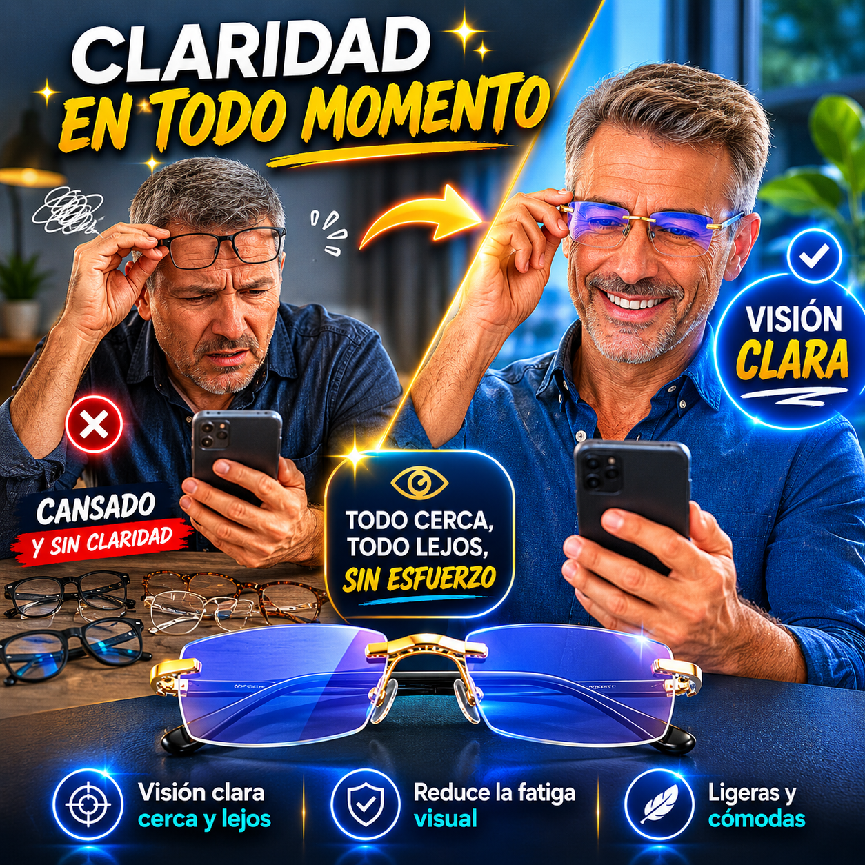 🕶️GAFAS TR90 - ¡VUELVE A VER TODO CON CLARIDAD!🕶️