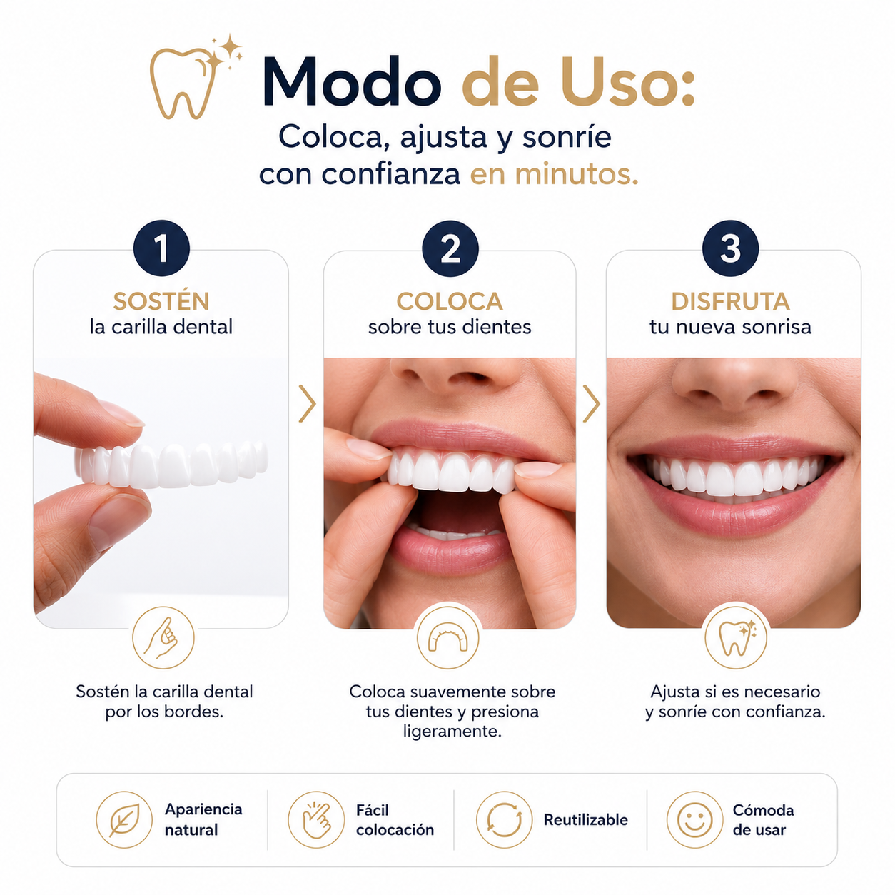 🦷 ¡Sonríe con Confianza en Segundos!-Carilla dental